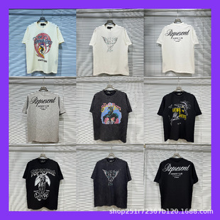 REPRESENT ��ʽ�߽�ϴˮ���fӡ�����e����vintage����T����Ů����