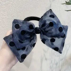 蝴蝶结发绳【蓝色】