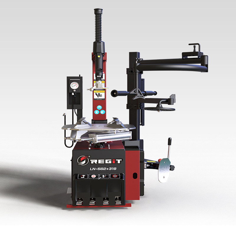 全自动后仰辅助臂扒车胎机器工厂外贸 自动汽车拆胎机扒胎机562