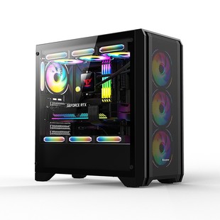 Huntkey/Huntkey Desktop Classy Gaming 360 Water-Cooled Side-Through Power Supply Lower Computer Case