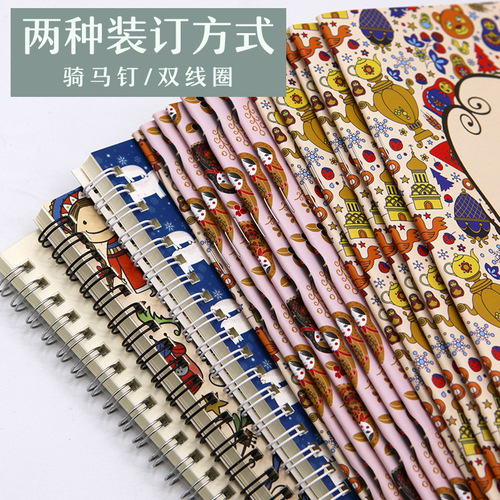 Russian 16K Russian exercise book, Russian homework notebook designed specifically for students—also available as a custom-printed notebook with logo for international trade.