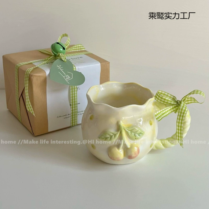 Blog Handiculum — нерегулярная свето-яркая Cherry Art Niche Mark Cup Ceramic Cup Cool