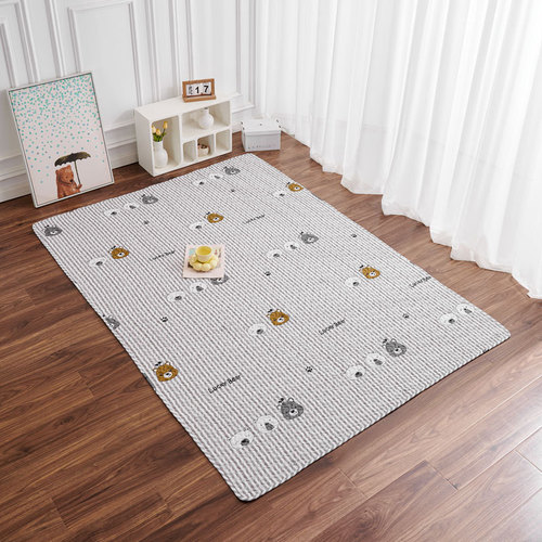 Manufacturer wholesale pure cotton anti-slip mat for children living room bedroom crawling mat baby crawling mat home use carpet dropshipping