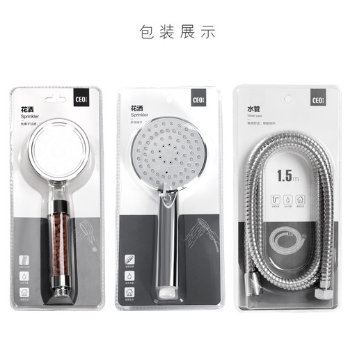 Xiyiou manufacturer wholesale bathroom simple style shower microporous negative ion filter shower head adjustable shower head