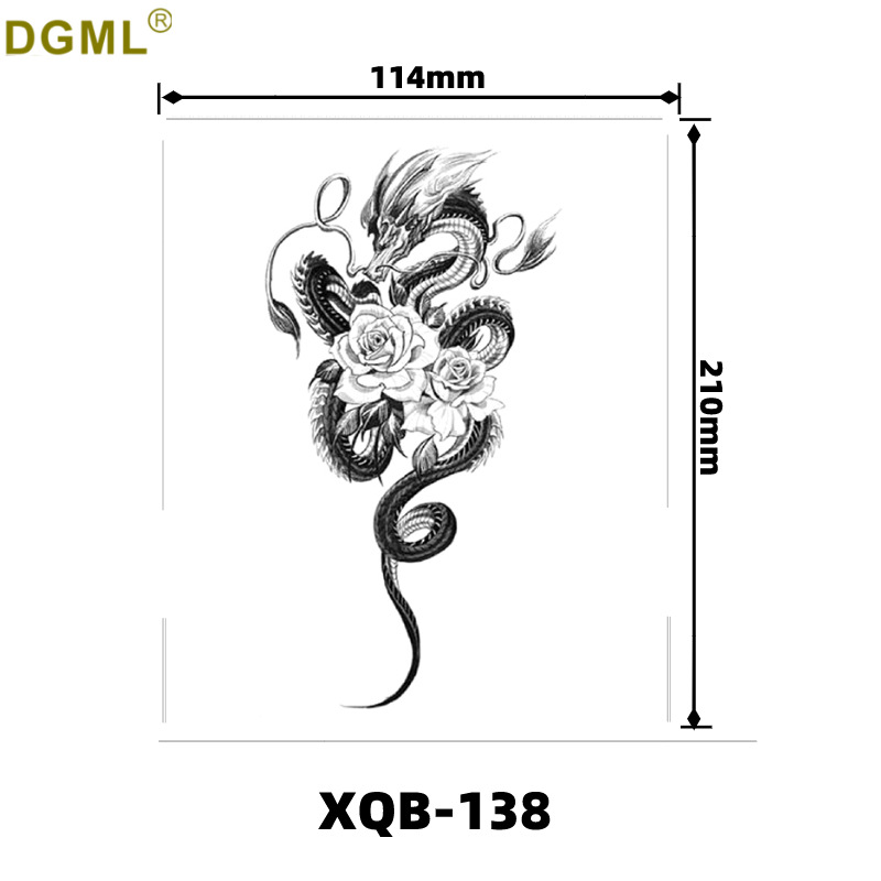 Pegatinas de tatuaje dibujos animados flor brazo pegatinas medio brazo completo oso ciervo divertido transfronterizo color creativo tatuaje pegatinas al por mayor