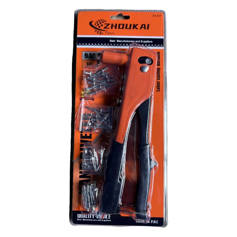 Ручной заклепочный пистолет одинарная заклепка пистолет двойной ящик ручной заклепка пистолет с 40 заклепками