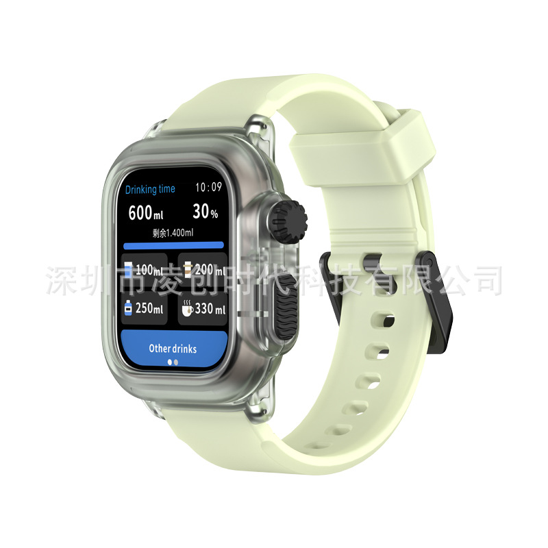 Adecuado para Apple iwatch protección Shell Apple watch87654se Correa silicona integrado impermeable natación