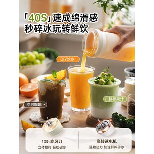 Bruno Juice Cup Multifunctional Juicer Small Portable Household Glass Juice Machine New Model Can Crush Ice