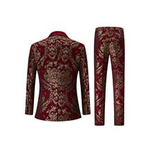 V 76495 Stage Performance Floral Print Suit ��ɫ������װ