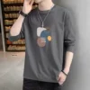Gray-334 [Long Sleeve T]
