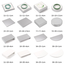 直播摆货台珠宝直播展示道具手镯展示台白色柜台垫底板柜台小展架