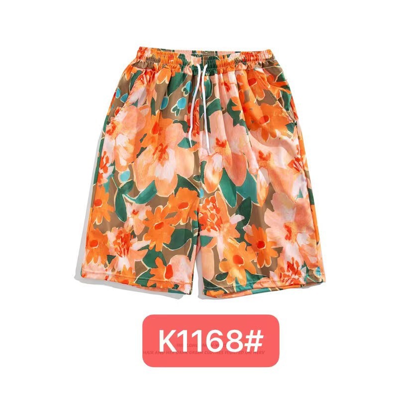 Pantalones de playa de los hombres retro de la pareja Vacaciones de aguas termales anti-vergüenza quinto pantalones ropa exterior pantalones cortos de playa de verano hombres