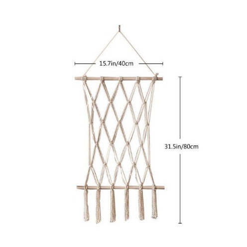 Nórdico cordón de algodón bordilla tapiz sofá foto colgar pared de fondo pared de dormitorio pared decoración creativa colgar pared