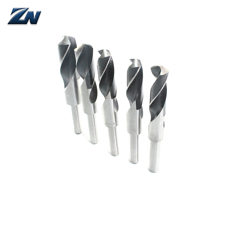 8-pieza taladro de giro blanco y negro con mango igual taladro blanco 1/2 mango pequeño taladro 14mm-25mm triángulo mango taladro caja de madera