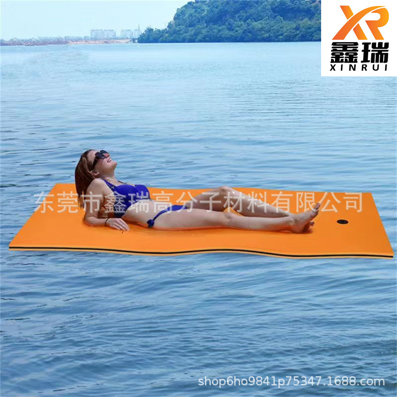 XPE Water Floating Mat Colorful Three-layer Composite Floating Blanket Bed Water Floating Bed Game Floating Blanket