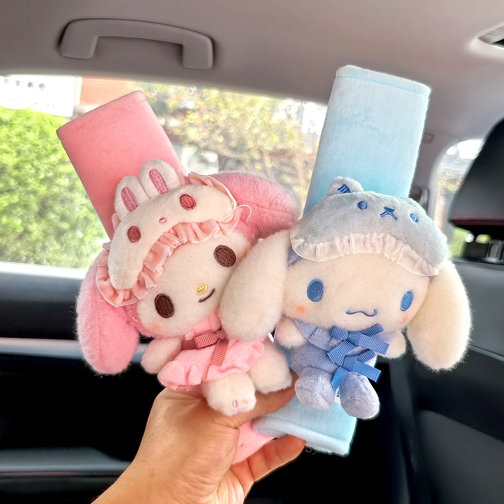 Funda Protectora para Cinturón de Seguridad de Peluche, Decorativo para Automóvil