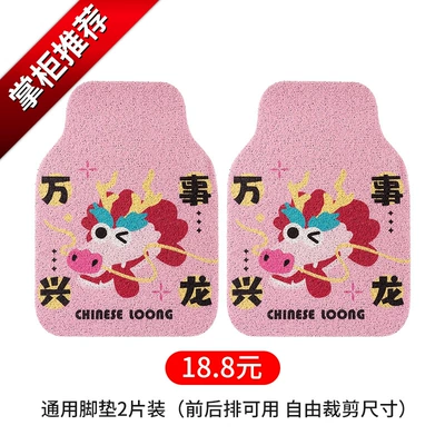 Universal Foot Pad – Carpets, Car Foot Mats, Cute - wanshixinglong-wire-circle-floor-mats-front-row-2-pieces