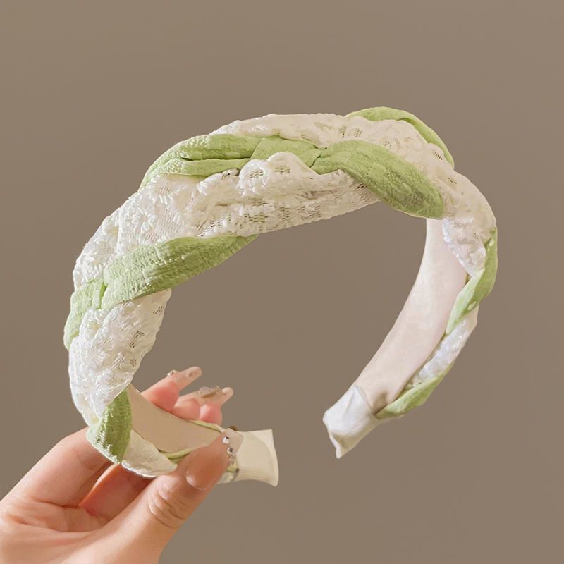 2025 nueva diadema de cabeza alta para mujer, lujo ligero, tarjeta de alta calidad, diadema de salida diaria de verano, pequeño paquete de cabello