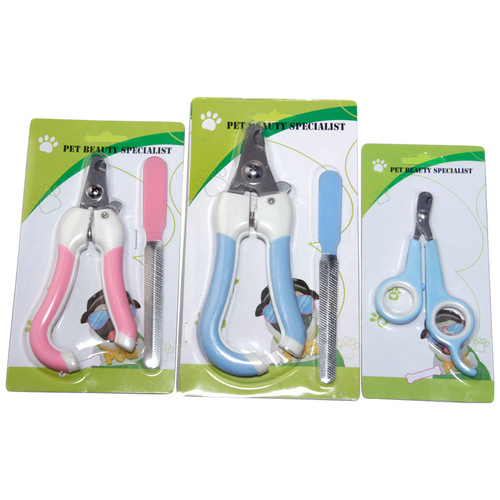 Wholesale Pet Nail Clipper Pet Supplies Dog Cat Nail Clipper Portable Stainless Steel Manicure Factory Direct Sales