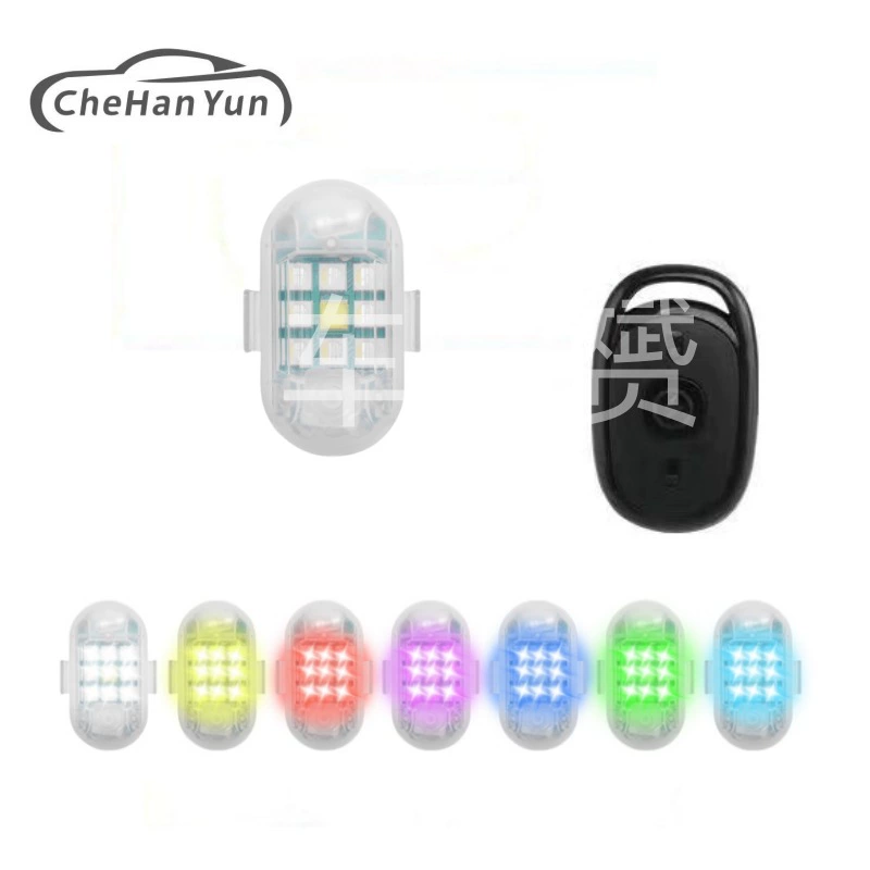 Супер яркий мотоцикл беспилотный беспроводной пульт дистанционного управления Светодиодная многорежимная вспышка RGB пульт дистанционного управления вспышка сигнальная лампа