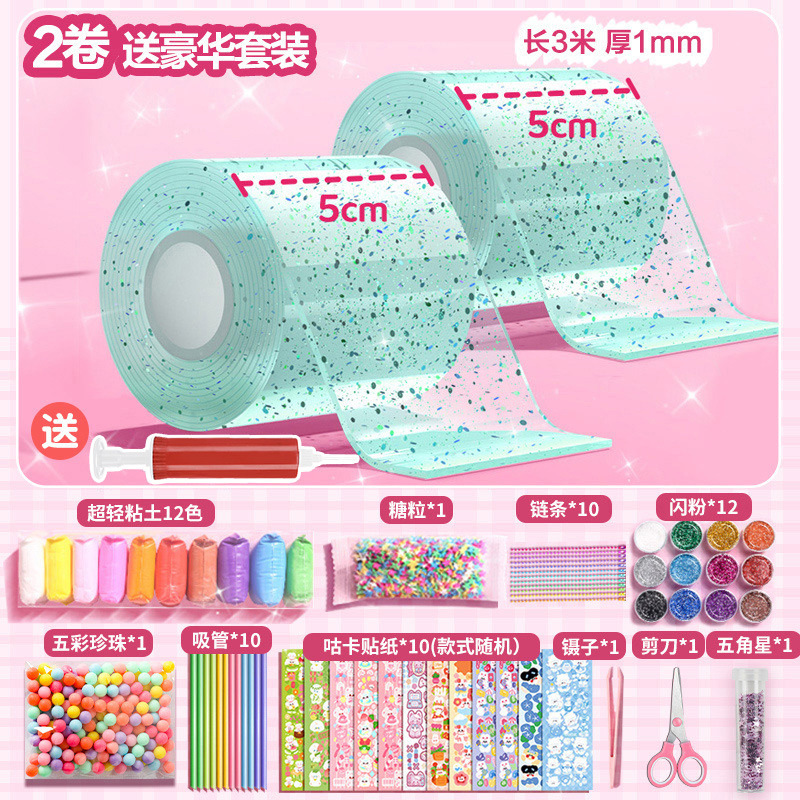 Nano pegamento de cebolla dorada pellizco pellizco Le nano cinta soplado burbuja mano diii nano doble cara pegamento conjunto al por mayor