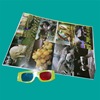 Diverse glasses, three dimensional cards, poster, wholesale