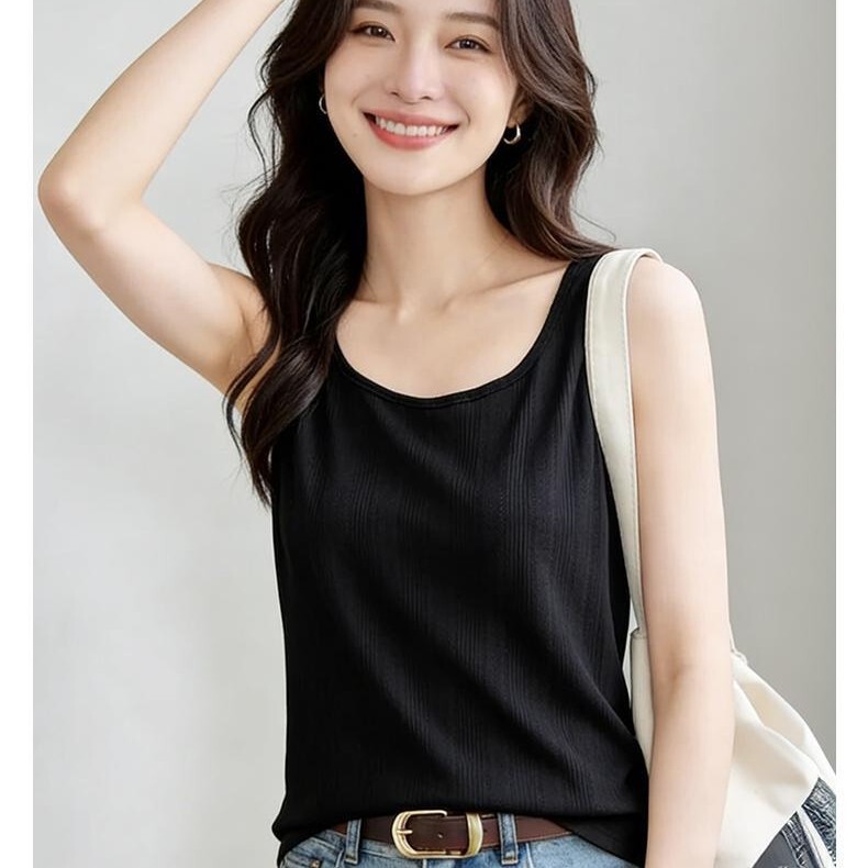 【Direct from Manufacturer】Loose Fit 2026 Casual Style Solid Color Camisole for Women, Sleeveless Undershirt for Covering up 【Direct from Manufacturer】Loose Fit 2026 Casual Style Solid Color Camisole for Women, Sleeveless Undershirt for Covering up