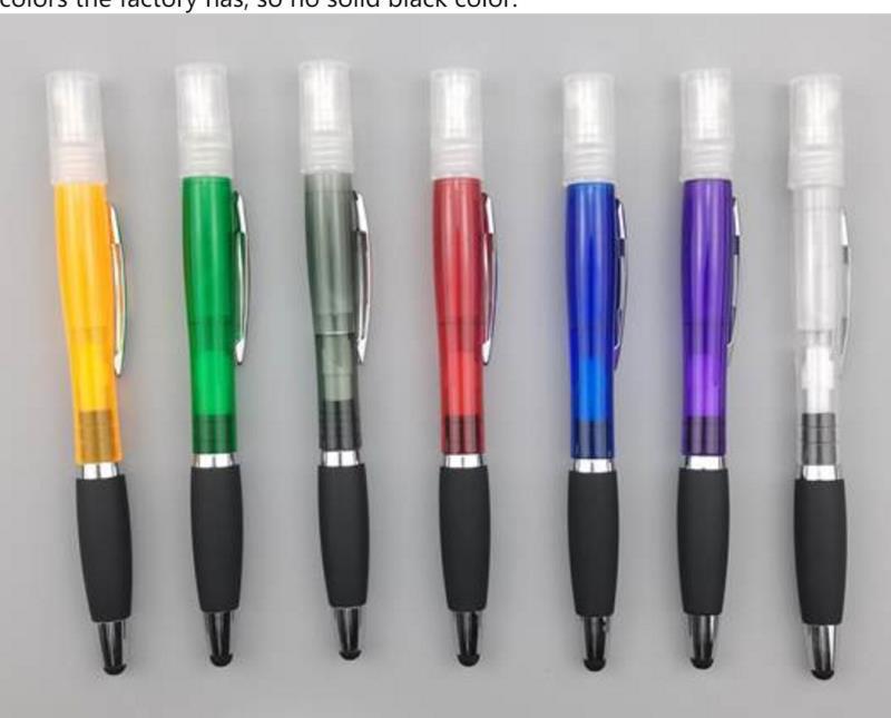 3ml 4ml 5 ml botella de spray pluma pantalla táctil pluma tres en uno bolígrafo