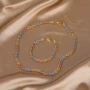 小众彩金电镀百搭珠宝