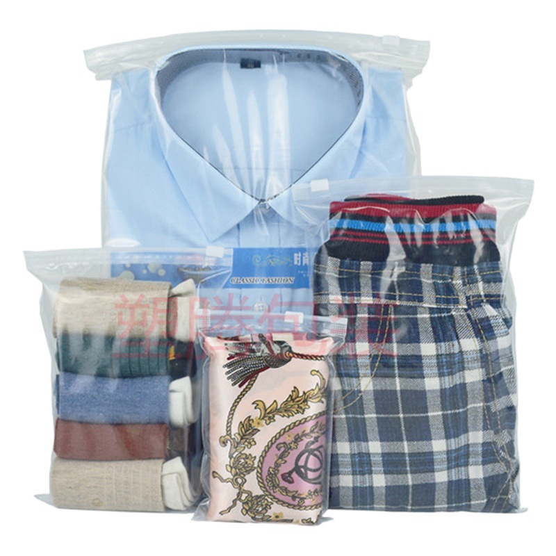 En stock CPE cremallera bolsa de ropa ziplock bolsa de plástico transparente PE cremallera bolsa multi-tamaño al por mayor bolsa de cremallera esmerilado