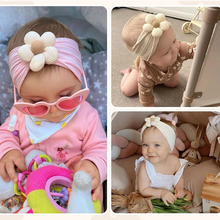 亚马逊热销儿童花朵发带 宝宝无痕尼龙头带 婴儿头饰发饰外贸现货