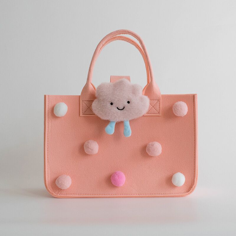 핑크 구름 헤어 볼