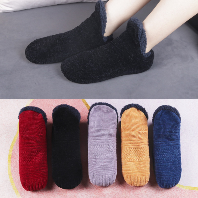 Cross-border Slippers Socks Floor Socks Adult Women Snow Socks Home Sleep Slippers Socks Leg Cover Carpet Socks Non-slip Wholesale