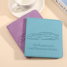 跨境新款多功能便携证件包PU护照皮夹卡套户外男女短款卡包保护套