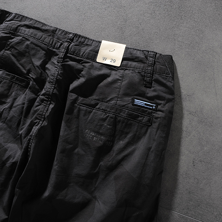 DEESMANCE and CO Spring/Summer New American Comfort Camouflage Men's Casual Pants 5-Point Pants 286 36