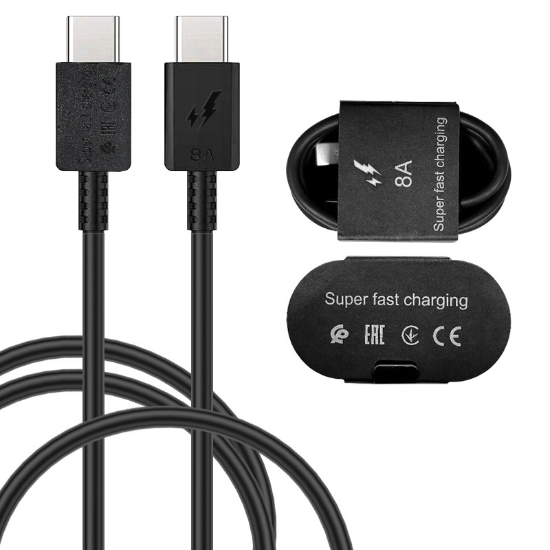 8A Fast Charger Cable for Xiaomi S22 S23 S24 Note10 Note20 Data Cable