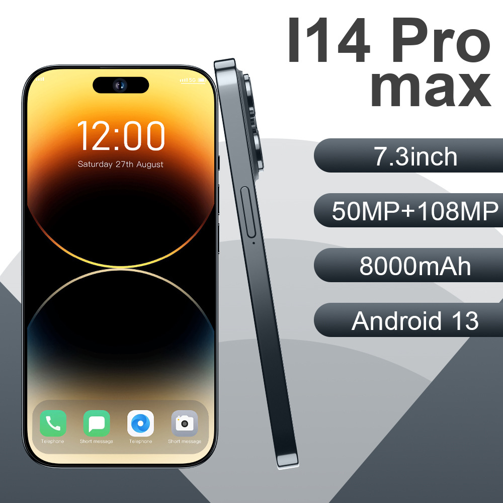 Wholesale of 16+1T cross-border foreign trade smartphones, i14promax global intelligent all-in-one machine factories