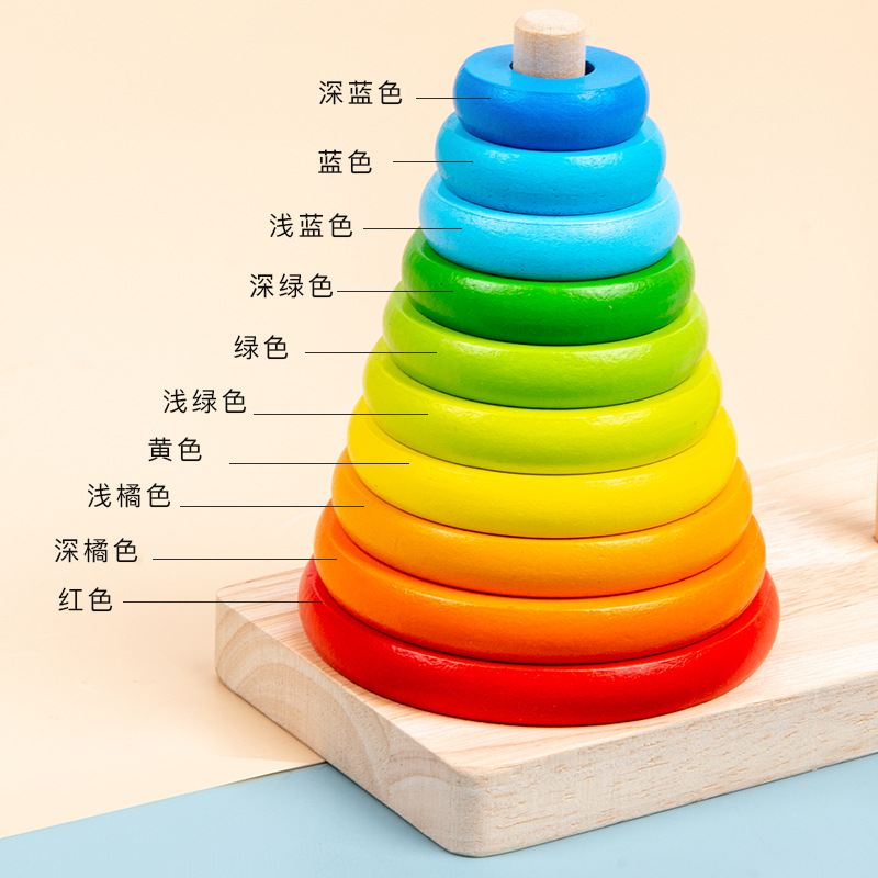 Torre de Hannover de madera de diez pisos para niños de educación temprana