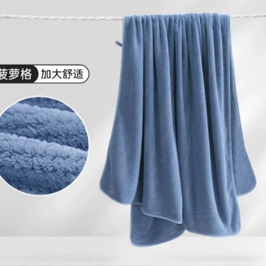 Toallas de coral de terciopelo grandes conjuntos de toallas para hombres y mujeres parejas adultas más suaves que el algodón absorbente baño rápido secado al por mayor