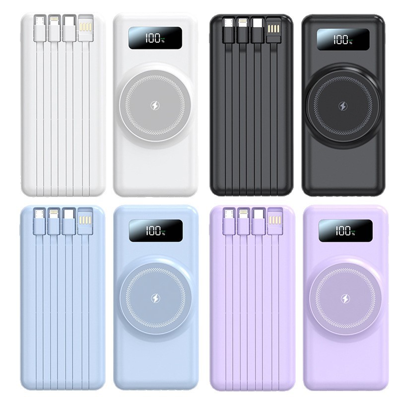 MagSafe Magnet inalámbrico 3c carga rápida con cable de carga rápida 2w mA fuente de alimentación portátil conveniente de gran capacidad