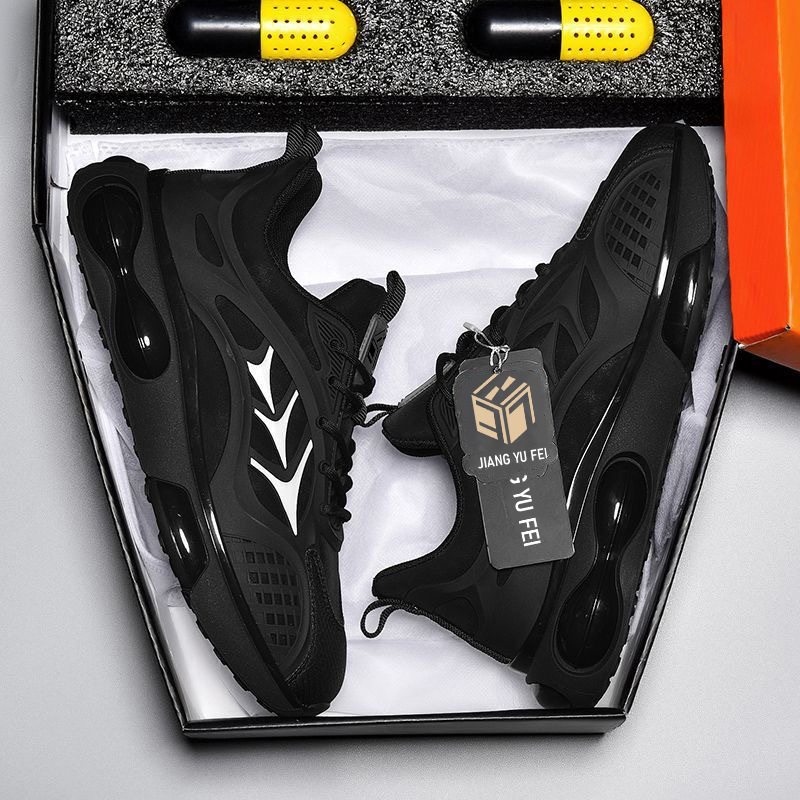 2023 primavera nuevo estilo de alto valor zapatos de moda casuales de todo fósforo hombres de moda palomitas de maíz cojín de aire zapatos deportivos elásticos para hombres