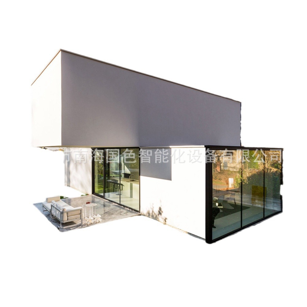 Scenic Star Room Hotel móvil de acero ligero Villa Casa De Madera sala de camping temporal Oficina Villa patio cabina