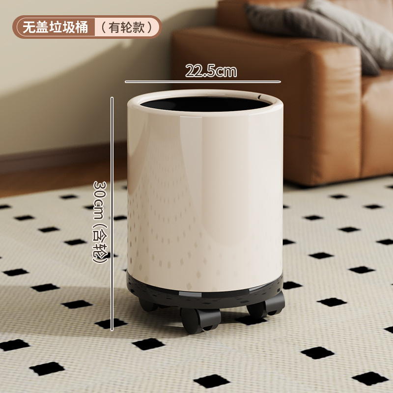 家庭用寝室やバスルーム用の車輪付きゴミ箱、軽くて豪華なリビングルーム用ゴミ箱、見栄えの良いお祝い用の大きな紙バスケット|undefined