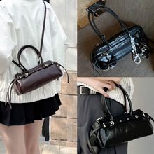 小众质感枕头包2025春夏明星同款腊肠包通勤法棍包单肩斜挎女包