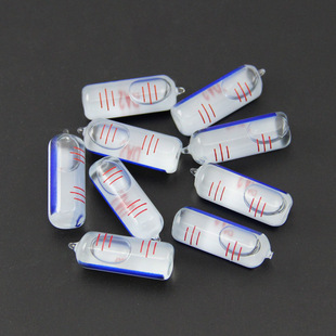 High-Precision Glass Level Bubble 15-Point Level Bubble Transparent Water Bubble Da2-Da3 Glass Tube Cylindrical Level