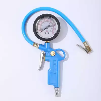 Direct Supply from the Source: Air pressure gauge/tire pressure gauge - blue-oil-soaked-style