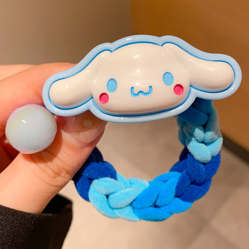 15#계피 개 땋은 머리 밧줄 - 부드러운 플라스틱 버전