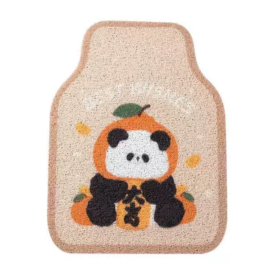 Universal Foot Pad | car anti-dirty car mat - good-luck-panda-5065-1-piece-of-wire-circle-front-row