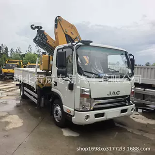 出口智利 秘鲁JAC载货 5吨随车吊 江淮随车吊 江铃工程车 冷藏车