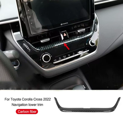 Special for 2022 Corolla Other Car Modifications - 22-corolla-sharp-navigation-lower-trim-strip-carbon-fiber-pattern